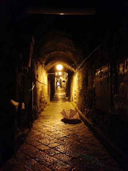 Umbrella in the alley