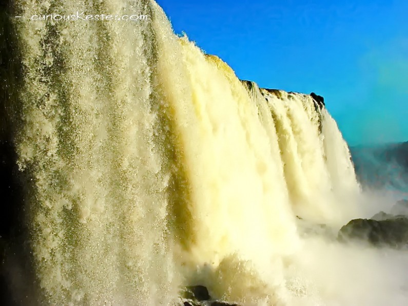 Iguazú Falls worlds most beautiful waterfall - from Brazilian side