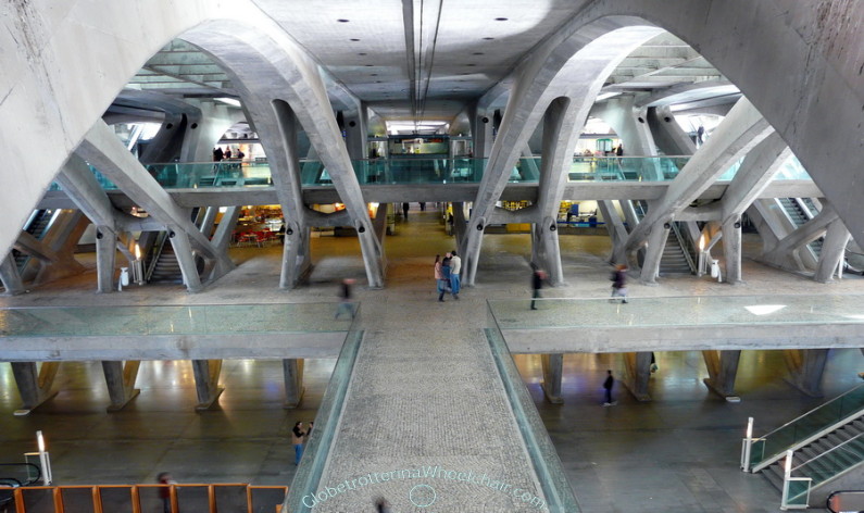 Calatrava at Gare do Oriente, Lisbon. Gare do Oriente is a major train, bus and metro station located in eastern Lisbon. It is designed by the Spanish architect Santiago Calatrava