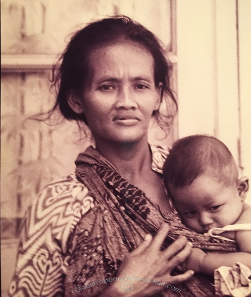 Woman and child from Indonesia