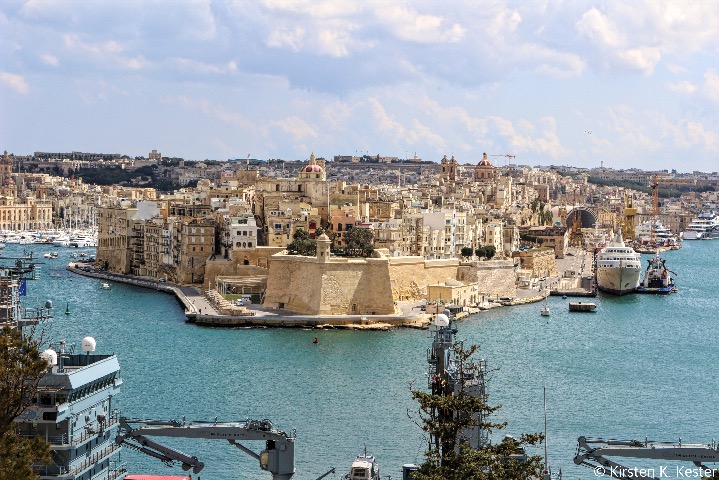 Valletta view © curiousKester.com | Kirsten K. Kester